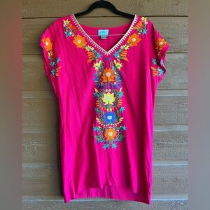 Mexican Embroidered Tunic or Dress size Medium
